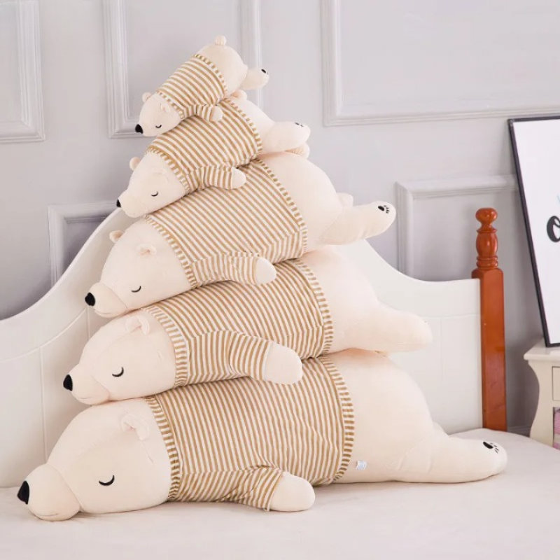Kawaii Dressing Polar Bear Plush